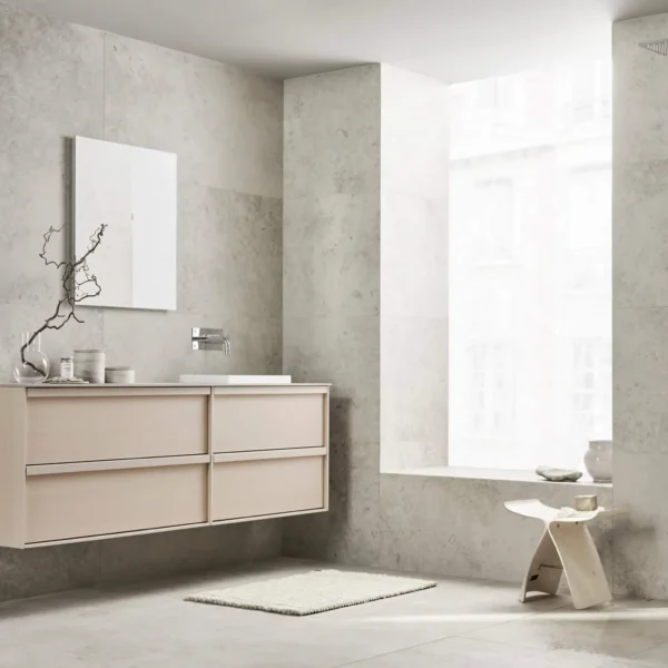 Bricmate Jura Select Ivory – Granitkeramik – ivoy golvplattor