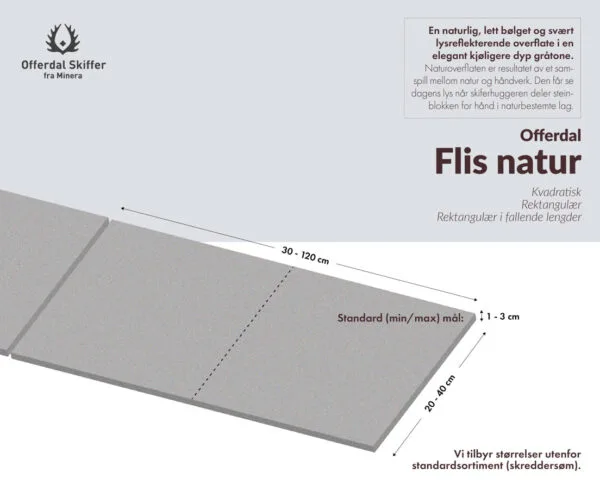 Offerdal Natur – Skiffer – Offerdalnaturproduktark