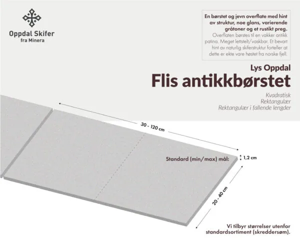 Oppdal Antikborstad – Skiffer – Oppdalantikborstadprodukt