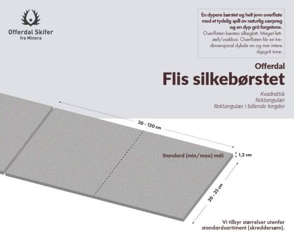 Offerdal Silkesborstad – Skiffer – offerdalsilkesborstadprodukt